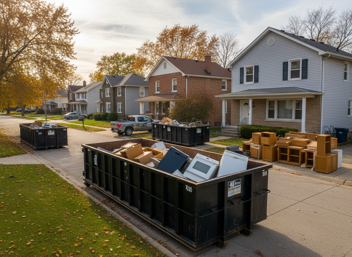 Dumpster Rental Sizes For Kitchen Remodels In Pembroke Township
