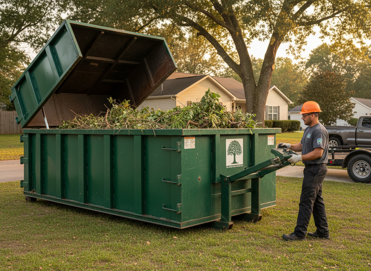 Yard Waste Dumpster Rental in Pembroke Township
